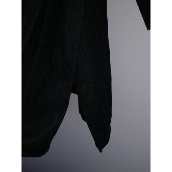 Style & Co Woman's Linen Tunic Top 16W Black Embroidery Dark Cottage Lagenlook - Picture 4 of 12